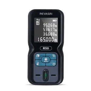 Laser Distance Meter, 165 Feet Range, ±1/16inch Accuracy Laser Measurement Tool, Easy to Use Laser Measure, Measure in Feet/Inches/Ft+in/Meters (Battery Included) Laser Distance Meter, 165 Feet Range, ±1/16inch Accuracy Laser Measurement Tool, Easy to Use Laser Measure, Measure in Feet/Inches/Ft+in/Meters (Battery Included)