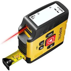 3-in-1 Digital Tape Measure with Laser, 165Ft Laser Tape Measure & 16Ft Digital Measuring Tape, 8 Metric and Imperial Units, Distance Area Volume 1/2 midpoint, Laser Measure Tool, Almighty Tools 3-in-1 Digital Tape Measure with Laser, 165Ft Laser Tape Measure & 16Ft Digital Measuring Tape, 8 Metric and Imperial Units, Distance Area Volume 1/2 midpoint, Laser Measure Tool, Almighty Tools