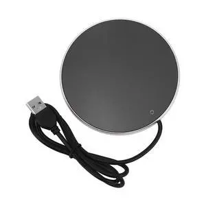USB Candle Warmer Plate Auto Shut Off Small Portable 5V 2A Coffee Mug Warmer for Home Office Silver USB Candle Warmer Plate Auto Shut Off Small Portable 5V 2A Coffee Mug Warmer for Home Office Silver