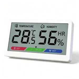Digital Hygrometer Room Thermometer for Indoor Home Use, 3.08" Compact LCD Display, 15s Fast Refresh, 3-Color Comfort Indicator, High Accuracy Temperature Humidity Monitor Digital Hygrometer Room Thermometer for Indoor Home Use, 3.08" Compact LCD Display, 15s Fast Refresh, 3-Color Comfort Indicator, High Accuracy Temperature Humidity Monitor