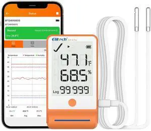 GSP-6 Dual Probe Bluetooth Temperature Humidity Data Logger GSP-6 Dual Probe Bluetooth Temperature Humidity Data Logger