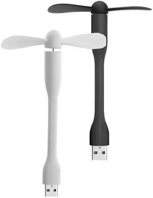 Mini USB Fan, Small Portable Pocket Fan, Plug and Play Plug In USB Cooler Fan, Ideal for power banks, Compact and Convenient (White + Black) Mini USB Fan, Small Portable Pocket Fan, Plug and Play Plug In USB Cooler Fan, Ideal for power banks, Compact and Convenient (White + Black)