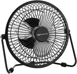 6-Inch Table Fan with Power Adapter and USB Cable, black (DC6-3A) 6-Inch Table Fan with Power Adapter and USB Cable, black (DC6-3A)