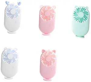 Silent USB Rechargeable Mini Fan Portable Cooling Desktop Fan for Office Home School Use Green Silent USB Rechargeable Mini Fan Portable Cooling Desktop Fan for Office Home School Use Green