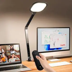 Zoom Lighting for Computer, Desk Ring Light with C-Clamp for Video Conference Lighting, Dimmable Light for Video Recording, Meeting, Video Calls, Adjustable Swing Arm, Remote, Memory & Timer CRI >95 Zoom Lighting for Computer, Desk Ring Light with C-Clamp for Video Conference Lighting, Dimmable Light for Video Recording, Meeting, Video Calls, Adjustable Swing Arm, Remote, Memory & Timer CRI >95