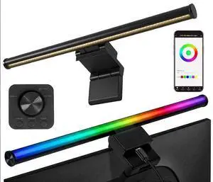 17" Smart Monitor Light Bar with RGB Backlight, Wireless Remote and App Control, Multiple Temperatures, Stepless Dimming, Eye Care, Anti-Glare Desk Lamp for Home, Office and Gaming 17" Smart Monitor Light Bar with RGB Backlight, Wireless Remote and App Control, Multiple Temperatures, Stepless Dimming, Eye Care, Anti-Glare Desk Lamp for Home, Office and Gaming