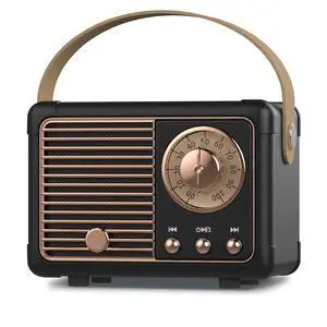 J-999 Retro Bluetooth Speaker,Vintage Decor,Mini Wireless Bluetooth Speaker,Cute Old Fashion Style Support USB/TF Card/AUX for Kitchen Desk Bedroom Office Party Outdoor(Black) J-999 Retro Bluetooth Speaker,Vintage Decor,Mini Wireless Bluetooth Speaker,Cute Old Fashion Style Support USB/TF Card/AUX for Kitchen Desk Bedroom Office Party Outdoor(Black)