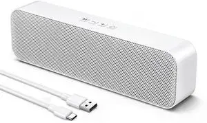 Computer Speakers for Desktop PC,USB Powered & Plug and Play,with Bluetooth 5.3/3.5mm AUX Input,Small Bluetooth Speakers with Stereo Sound Fit Under the Monitor for Office Work, Gaming, Music Computer Speakers for Desktop PC,USB Powered & Plug and Play,with Bluetooth 5.3/3.5mm AUX Input,Small Bluetooth Speakers with Stereo Sound Fit Under the Monitor for Office Work, Gaming, Music