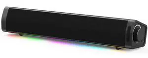 Immersive RGB Gaming Computer Speakers with 3 Sound Modes for Desktop PC, USB-C Monitor Speakers with Enhanced Bass, Aux-in & Headphone Port for PC, Laptop, Mac, PS5 Immersive RGB Gaming Computer Speakers with 3 Sound Modes for Desktop PC, USB-C Monitor Speakers with Enhanced Bass, Aux-in & Headphone Port for PC, Laptop, Mac, PS5