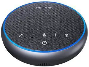 Conference Speakerphone, 3 AI Mics 360 Voice Pickup, Smart Noise Cancelling, Portable Speaker for Video Calls, Home Office & Small Team Meetings Conference Speakerphone, 3 AI Mics 360 Voice Pickup, Smart Noise Cancelling, Portable Speaker for Video Calls, Home Office & Small Team Meetings