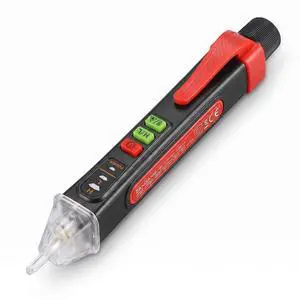 Non-Contact Voltage Tester with Range AC 12V-1000V, Electric Volt Pen Tester Pen with LED Flashlight, Buzzer Alarm Live/Null Wire Tester Non-Contact Voltage Tester with Range AC 12V-1000V, Electric Volt Pen Tester Pen with LED Flashlight, Buzzer Alarm Live/Null Wire Tester