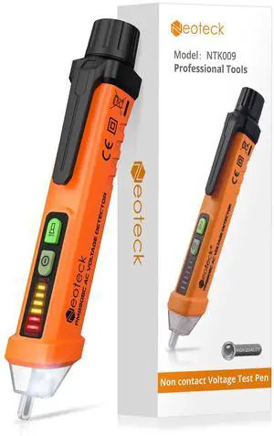 Non-Contact AC Voltage Tester Pen, AC 12-1000V, LED Flashlight, Buzzer Alarm for Live/Null Wire Judgment Non-Contact AC Voltage Tester Pen, AC 12-1000V, LED Flashlight, Buzzer Alarm for Live/Null Wire Judgment