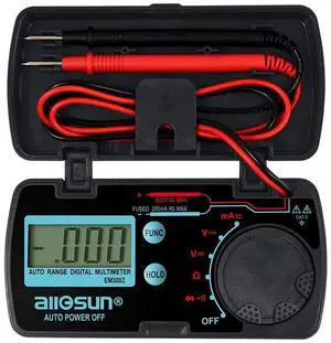 Pocket Size Compact Digital Multimeter Auto Range Multi Continuity Tester (EM3082 (auto Range)) Pocket Size Compact Digital Multimeter Auto Range Multi Continuity Tester (EM3082 (auto Range))