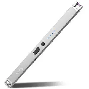 Electric Arc Lighter Windproof Flameless Rechargeable USB Lighter with Safety Lock for Home Kitchen BBQ Candle Electric Arc Lighter Windproof Flameless Rechargeable USB Lighter with Safety Lock for Home Kitchen BBQ Candle