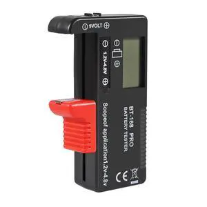 Universal Battery Tester LCD Digital Battery Checker for AA AAA 9V 1.5V 3.7V 1.2-4.8V Batteries, Household Battery Life Level Monitor Power Meter Universal Battery Tester LCD Digital Battery Checker for AA AAA 9V 1.5V 3.7V 1.2-4.8V Batteries, Household Battery Life Level Monitor Power Meter