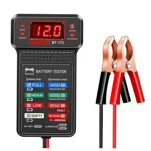 Car Battery Testers with LCD Display & LED Indicators,Battery Load Tester 12v Automotive,Universal Car Batteries Testers and Alternator Tester Cars Tools for 12v Vehicles Car Battery Testers with LCD Display & LED Indicators,Battery Load Tester 12v Automotive,Universal Car Batteries Testers and Alternator Tester Cars Tools for 12v Vehicles