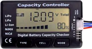 Cellmeter 7 Digital Battery Capacity Checker Controller Tester Voltage Tester for LiPo Life Li-ion NiMH Nicd Cell Meter Cellmeter 7 Digital Battery Capacity Checker Controller Tester Voltage Tester for LiPo Life Li-ion NiMH Nicd Cell Meter