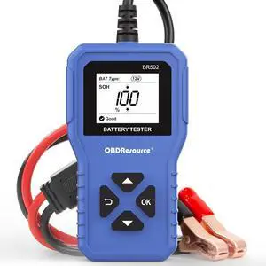 Car Battery Tester 6V 12V 24V Battery Voltage Tester, BR502 100-2000 CCA 2Ah-220Ah Internal Resistance Tester Automotive Accurate Digital Auto Battery Analyzer for Car Truck Marine Motorcycle SUV Boat Car Battery Tester 6V 12V 24V Battery Voltage Tester, BR502 100-2000 CCA 2Ah-220Ah Internal Resistance Tester Automotive Accurate Digital Auto Battery Analyzer for Car Truck Marine Motorcycle SUV Boat