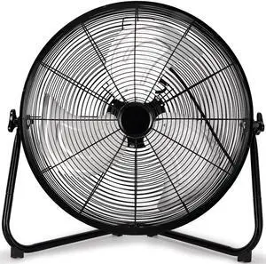 20 Inch High Velocity Heavy Duty Fan, Metal Industrial Floor Fan with Wall-Mounting System, 3 Speed Garage Cooling Fans with 360° Adjustbale Tilting for Warehouse,Workshop and Factory, Black 20 Inch High Velocity Heavy Duty Fan, Metal Industrial Floor Fan with Wall-Mounting System, 3 Speed Garage Cooling Fans with 360° Adjustbale Tilting for Warehouse,Workshop and Factory, Black