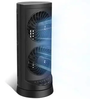 Personal Tower Cooling Fans that Blow Cold Air, Standing Small Desk Fan with 3 Speeds & Timer, 60° & 110° Oscillating Table Fan, Quiet and Safe Electric Floor Fan for Bedroom, Bedside, Home, Office Personal Tower Cooling Fans that Blow Cold Air, Standing Small Desk Fan with 3 Speeds & Timer, 60° & 110° Oscillating Table Fan, Quiet and Safe Electric Floor Fan for Bedroom, Bedside, Home, Office