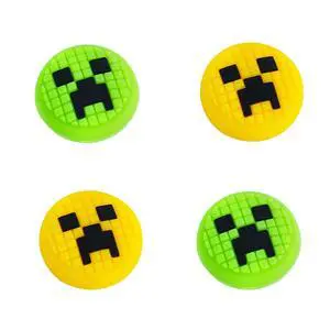 Cute Thumb Grips Caps Compatible with Switch 1/OLED/Lite Joy con, Kawaii Joystick Cap Grip 4PCS Soft Silicone Switch Thumb Grips Protective Ergonomic Button Cover, Green Cute Thumb Grips Caps Compatible with Switch 1/OLED/Lite Joy con, Kawaii Joystick Cap Grip 4PCS Soft Silicone Switch Thumb Grips Protective Ergonomic Button Cover, Green