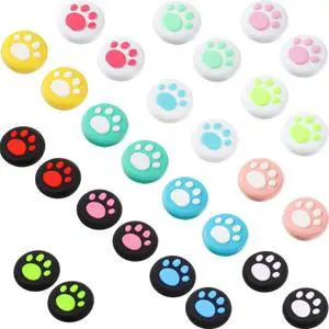 28 Pieces Cat Thumb Grips Caps Replacement Cat Claw Joystick Cap Silicone Cat Analog Stick Cover Compatible with PS5 PS4 PS3 PS2 Xbox 360 Xbox One Controllers 28 Pieces Cat Thumb Grips Caps Replacement Cat Claw Joystick Cap Silicone Cat Analog Stick Cover Compatible with PS5 PS4 PS3 PS2 Xbox 360 Xbox One Controllers