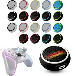 20 Thumbstick Grip Caps Silicone Thumb Grips Compatible with PS5, PS4, Xbox Controller Anti-Slip Joystick Cover Controller Grips Gaming Accessories 20 Thumbstick Grip Caps Silicone Thumb Grips Compatible with PS5, PS4, Xbox Controller Anti-Slip Joystick Cover Controller Grips Gaming Accessories
