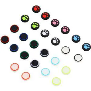 26 Pieces Replacement Thumb Grips Caps Cover Silicone Luminous Analog Controller Joystick Thumb Stick Cap Compatible with PS5 PS4 PS3 PS2 Xbox 360 Xbox One Controllers 26 Pieces Replacement Thumb Grips Caps Cover Silicone Luminous Analog Controller Joystick Thumb Stick Cap Compatible with PS5 PS4 PS3 PS2 Xbox 360 Xbox One Controllers
