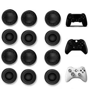 12 Pack Universal Thumbstick Grips PS4 Thumb Grip Analog Stick Covers Joystick Controller Cap Silicone Precision Rubber for PS4 Xbox ONE Xbox 360 PS3 PS2 Pro Slim Lite Dualshock WII U Black 12 Pack Universal Thumbstick Grips PS4 Thumb Grip Analog Stick Covers Joystick Controller Cap Silicone Precision Rubber for PS4 Xbox ONE Xbox 360 PS3 PS2 Pro Slim Lite Dualshock WII U Black