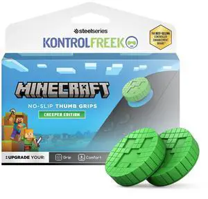 Minecraft No-Slip Thumb Grips - Creeper Edition | Compatible with Nintendo Switch 2 Joy-Cons | 2-Pack Minecraft No-Slip Thumb Grips - Creeper Edition | Compatible with Nintendo Switch 2 Joy-Cons | 2-Pack