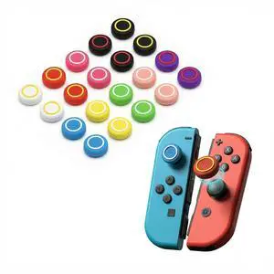 20PCS Optimized Silicone Thumb Grips & Joystick Caps for Nintendo Switch/OLED/Lite JoyCon Controllers Accessories | 10 Colors, Anti-Slip, Anti-Scratch & Enhanced Gaming Experience 20PCS Optimized Silicone Thumb Grips & Joystick Caps for Nintendo Switch/OLED/Lite JoyCon Controllers Accessories | 10 Colors, Anti-Slip, Anti-Scratch & Enhanced Gaming Experience