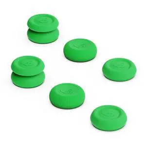 CQC and FPS Thumb Grip Set Joystick Cap Analog Stick Cap for Nintendo Switch Pro Controller & PS4 / Slim/Pro Controller- Neon Green, 3 Pairs(6pcs) CQC and FPS Thumb Grip Set Joystick Cap Analog Stick Cap for Nintendo Switch Pro Controller & PS4 / Slim/Pro Controller- Neon Green, 3 Pairs(6pcs)