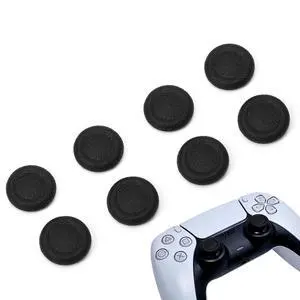 Replacement Thumb Grips Cap Compatible with PS5/PS4 Controller, Anti-Slip Anti-Scratch Joystick Caps (8 Pcs) Replacement Thumb Grips Cap Compatible with PS5/PS4 Controller, Anti-Slip Anti-Scratch Joystick Caps (8 Pcs)