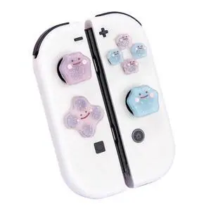 Switch Silicone Joy Con Thumb Grip Button Caps, Joystick Cover Compatible with Nintendo Switch/OLED/Switch Lite,4PCS (Glitter Monster) Switch Silicone Joy Con Thumb Grip Button Caps, Joystick Cover Compatible with Nintendo Switch/OLED/Switch Lite,4PCS (Glitter Monster)