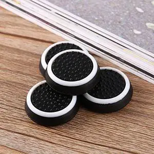 4PCS Joystick Cap Silicone Rubber Thumb Stick Grip Caps for PS5 PS4 PS3 Xbox 360 Xbox One Xbox One X Elite Nintendo Switch Pro Controller Color White 4PCS Joystick Cap Silicone Rubber Thumb Stick Grip Caps for PS5 PS4 PS3 Xbox 360 Xbox One Xbox One X Elite Nintendo Switch Pro Controller Color White