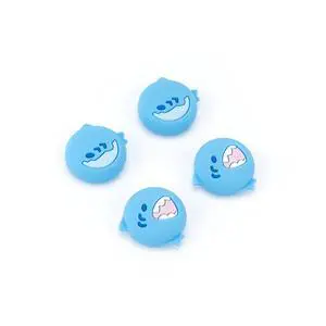 Cute Silicone Joy Con Thumb Grip Caps, Joystick Cover Compatible with Switch/OLED/Switch Lite,4PCS - Little Shark Cute Silicone Joy Con Thumb Grip Caps, Joystick Cover Compatible with Switch/OLED/Switch Lite,4PCS - Little Shark