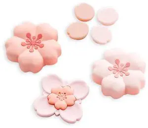 Sakura Cross D-Pad Button Caps Thumb Grip Caps Set Compatible with Switch 2 / Switch 1, ABXY Key Buttons Sticker Cover Caps, Cherry Pink Sakura Cross D-Pad Button Caps Thumb Grip Caps Set Compatible with Switch 2 / Switch 1, ABXY Key Buttons Sticker Cover Caps, Cherry Pink