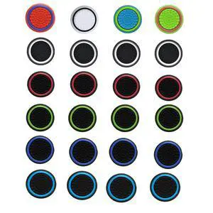 24PCS Silicone Thumb Grips for PS4, PS5, Performance Analog Stick Joystick Caps for PS3, Xbox One, Xbox Series X/S, Xbox 360, Switch Pro Controller (Black&Green) 24PCS Silicone Thumb Grips for PS4, PS5, Performance Analog Stick Joystick Caps for PS3, Xbox One, Xbox Series X/S, Xbox 360, Switch Pro Controller (Black&Green)