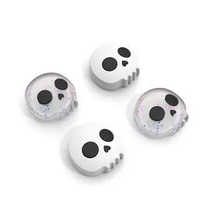 4PCS Skull Thumb Grip Caps for Switch 2/OLED/Lite JoyCon, Silicone Cover 4PCS Skull Thumb Grip Caps for Switch 2/OLED/Lite JoyCon, Silicone Cover