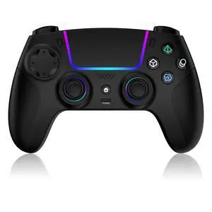 Wireless Controller Compatible with PS5/Android/IOS/MAC/Steam Deck, Gamepad with LED Lighting/Hall Effect Trigger/Turbo/Macro/Dual Vibration/3.5mm Headset Jack/1500 mAh Battery Wireless Controller Compatible with PS5/Android/IOS/MAC/Steam Deck, Gamepad with LED Lighting/Hall Effect Trigger/Turbo/Macro/Dual Vibration/3.5mm Headset Jack/1500 mAh Battery