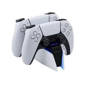 Dual Charger for PS5, Controller Charger Fast Charging Station Dock USB Type C Charging Adapter with LED Indicator for PlayStation 5 DualSense Controller Dual Charger for PS5, Controller Charger Fast Charging Station Dock USB Type C Charging Adapter with LED Indicator for PlayStation 5 DualSense Controller