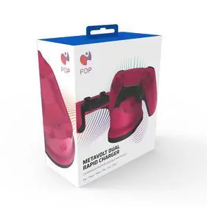 Gaming PlayStation 5 METAVOLT Dual Charging Station for 2 Wireless PS5 Controllers (Cosmic Red) Gaming PlayStation 5 METAVOLT Dual Charging Station for 2 Wireless PS5 Controllers (Cosmic Red)