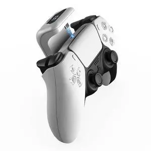 Wireless Charger for PS5 Controller,Portable Battery Pack Compatible with PlayStation DualSense & Edge,Portable Power Bank with LED Display with 12+ Hours of Battery Life for PS5 Accessory Wireless Charger for PS5 Controller,Portable Battery Pack Compatible with PlayStation DualSense & Edge,Portable Power Bank with LED Display with 12+ Hours of Battery Life for PS5 Accessory