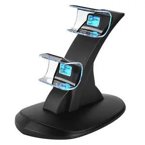PS5 Controller Charger Station Dual Controller Charging Stand for PlayStation 5, IC Protection, Fast Charging Docking Station with Type-C Charging Cable PS5 Controller Charger Station Dual Controller Charging Stand for PlayStation 5, IC Protection, Fast Charging Docking Station with Type-C Charging Cable