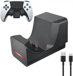 REEYEAR PS5 Controller Charger Dock 3.3FT Cord Wall Mount with LED Indicator,Easy Access Adhesive Side Charging PS5 DualSense Edge Controllers on Wall Desk Console Mounting,Black REEYEAR PS5 Controller Charger Dock 3.3FT Cord Wall Mount with LED Indicator,Easy Access Adhesive Side Charging PS5 DualSense Edge Controllers on Wall Desk Console Mounting,Black