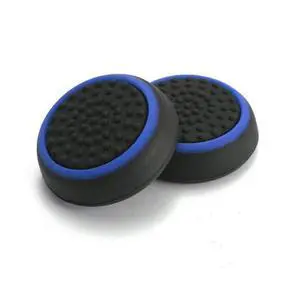 Silicone Thumb Stick Joystick Cap Analog Grip Thumbsticks Cap Cover Case for Switch NS Controller (Black-Blue) Silicone Thumb Stick Joystick Cap Analog Grip Thumbsticks Cap Cover Case for Switch NS Controller (Black-Blue)