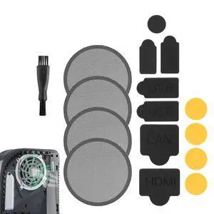 Dust Protector Cover for PS5 Dust Filter Console Protective Case for PlayStation 5 Mesh Dust Cover with Fan Dustproof Filter Accessories Parts Dust Protector Cover for PS5 Dust Filter Console Protective Case for PlayStation 5 Mesh Dust Cover with Fan Dustproof Filter Accessories Parts