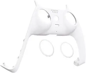 White Decorative Trim Shell Compatible with p s 5 Controller, DIY Replacement Clip Shell, Custom Plates Cover Compatible with p s 5 Controller with Accent Rings White Decorative Trim Shell Compatible with p s 5 Controller, DIY Replacement Clip Shell, Custom Plates Cover Compatible with p s 5 Controller with Accent Rings