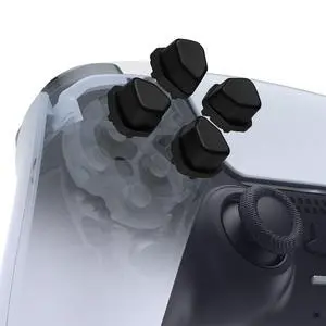 Ergonomic Split Dpad Buttons (SDP Buttons) for PS5 Controller, Black Independent D-pad Direction Buttons for PS5 Edge, for PS4 Controller - No Controller Ergonomic Split Dpad Buttons (SDP Buttons) for PS5 Controller, Black Independent D-pad Direction Buttons for PS5 Edge, for PS4 Controller - No Controller