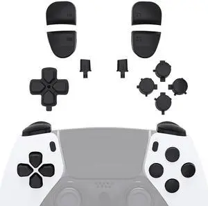 Replacement Full Set Buttons Compatible with ps5 Edge Controller, Black D-pad Share Options Home Face Buttons R1 L1 R2 L2 Triggers Compatible with ps5 Edge Controller - Without Controller Replacement Full Set Buttons Compatible with ps5 Edge Controller, Black D-pad Share Options Home Face Buttons R1 L1 R2 L2 Triggers Compatible with ps5 Edge Controller - Without Controller
